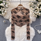 Hot Tops Women's Hollow Long Sleeve Blouse YM1693