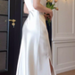 Elegant White Slit Prom Dress Women's Party Birthday Dress YM1697